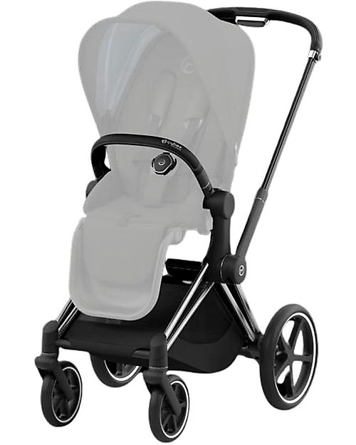 Cybex Frame for Priam4 Platinum Stroller - Chrome Black Pushchairs