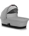 Cybex Gazelle S Carrycot - Lava Grey - Comfortable and Easy to Carry Pram Systems