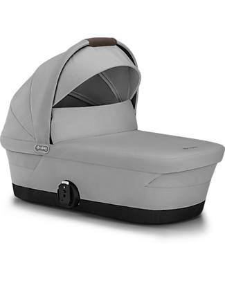 Cybex Gazelle S Carrycot - Lava Grey - Comfortable and Easy to Carry Pram Systems