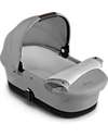 Cybex Gazelle S Carrycot - Lava Grey - Comfortable and Easy to Carry Pram Systems