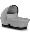 Cybex Gazelle S Carrycot - Lava Grey - Comfortable and Easy to Carry Pram Systems
