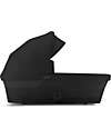 Cybex Gazelle S Carrycot - Moon Black - Comfortable and Easy to Carry Pram Systems