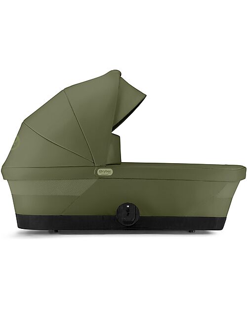 Cybex Gazelle S Carrycot - Moss Green - Comfortable and Easy to Carry Pram Systems