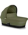 Cybex Gazelle S Carrycot - Moss Green - Comfortable and Easy to Carry Pram Systems