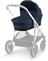 Cybex Gazelle S Carrycot - Ocean Blue - Comfortable and Easy to Carry Pram Systems