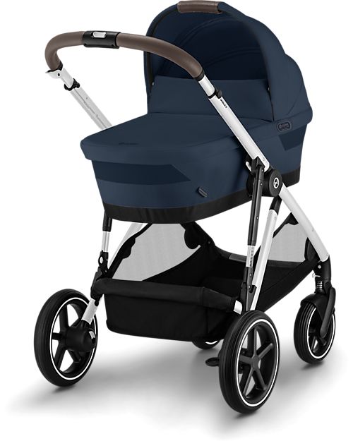 Cybex Gazelle S Carrycot - Ocean Blue - Comfortable and Easy to Carry Pram Systems