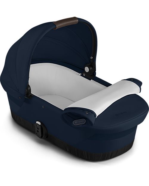 Cybex Gazelle S Carrycot - Ocean Blue - Comfortable and Easy to Carry Pram Systems