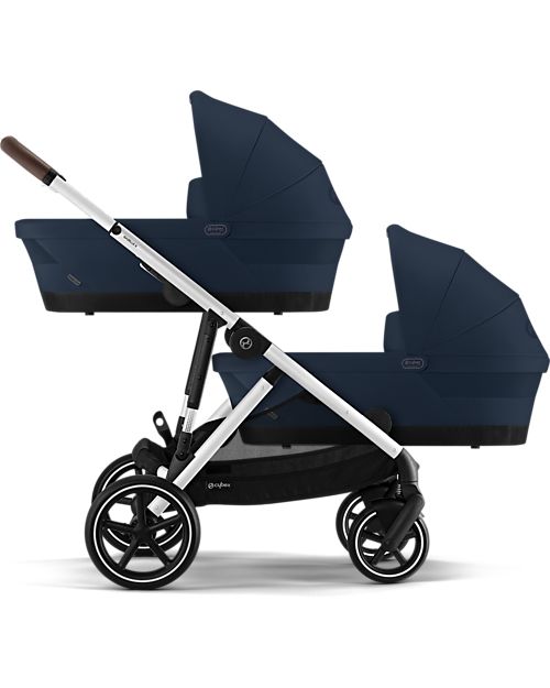 Cybex Gazelle S Carrycot - Ocean Blue - Comfortable and Easy to Carry Pram Systems