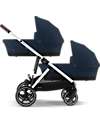 Cybex Gazelle S Carrycot - Ocean Blue - Comfortable and Easy to Carry Pram Systems