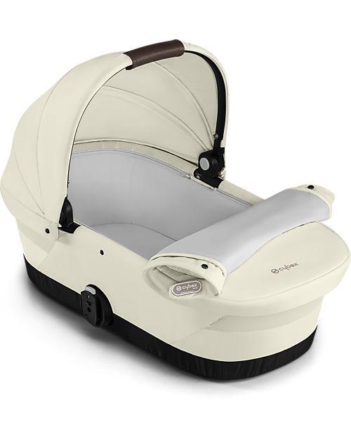 Cybex Gazelle S Carrycot - Seashell Beige - Comfortable and Easy to Carry Double Pushchairs