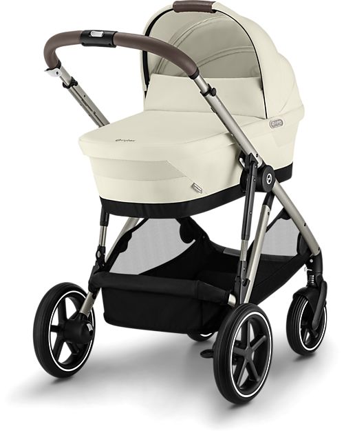 Cybex Gazelle S Carrycot - Seashell Beige - Comfortable and Easy to Carry Double Pushchairs