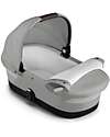 Cybex Gazelle S Carrycot - Stone Grey - Comfortable and Easy to Carry Pram Systems