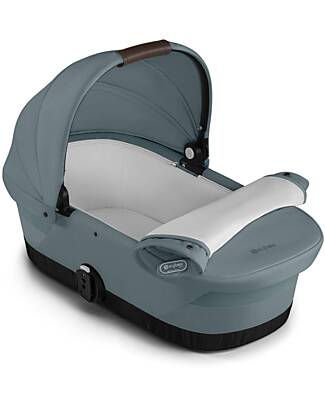 Cybex Gazelle S Carrycot - Stormy Blue - Comfortable and Easy to Carry Pram Systems