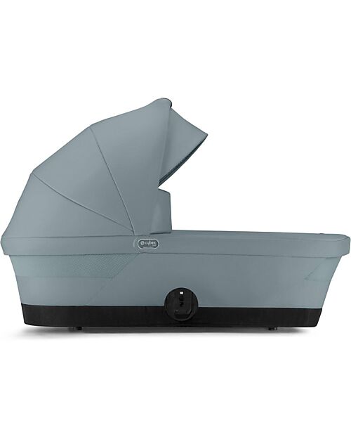 Cybex Gazelle S Carrycot - Stormy Blue - Comfortable and Easy to Carry Pram Systems