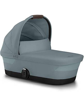Cybex Gazelle S Carrycot - Stormy Blue - Comfortable and Easy to Carry Pram Systems