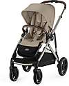 Cybex Gazelle S Stroller - Almond Beige - from Birth up to 4 Years - Multifunctional Double Pushchairs