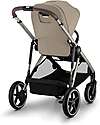 Cybex Gazelle S Stroller - Almond Beige - from Birth up to 4 Years - Multifunctional Double Pushchairs