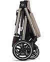 Cybex Gazelle S Stroller - Almond Beige - from Birth up to 4 Years - Multifunctional Double Pushchairs