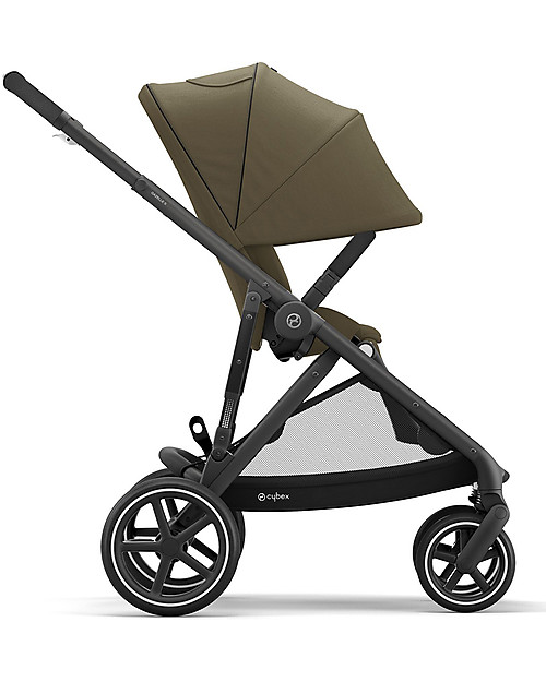 Cybex Gazelle S Stroller - Black/Classic Beige - From Single to Double! Double Pushchairs