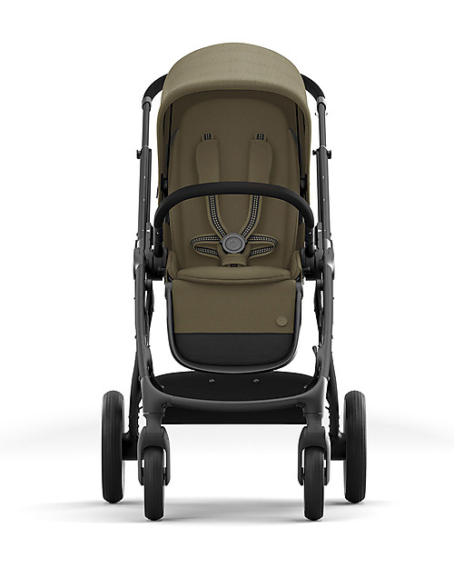 Cybex Gazelle S Stroller - Black/Classic Beige - From Single to Double! Double Pushchairs