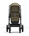 Cybex Gazelle S Stroller - Black/Classic Beige - From Single to Double! Double Pushchairs