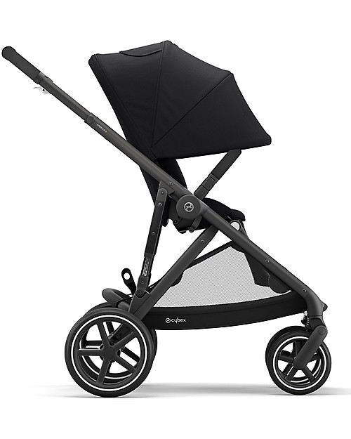 Cybex Gazelle S Stroller - Black/Deep Black - From Single to Double! Double Pushchairs