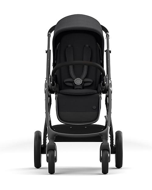 Cybex Gazelle S Stroller - Black/Deep Black - From Single to Double! Double Pushchairs