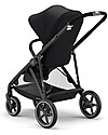 Cybex Gazelle S Stroller - Black/Deep Black - From Single to Double! Double Pushchairs