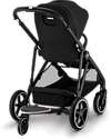 Cybex Gazelle S Stroller - Black-Moon Black - from Birth up to 4 Years - Multifunctional Double Pushchairs
