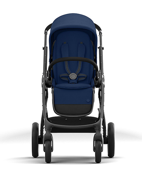 Cybex Gazelle S Stroller - Black/Navy Blue - From Single to Double! Double Pushchairs