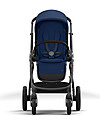 Cybex Gazelle S Stroller - Black/Navy Blue - From Single to Double! Double Pushchairs