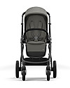 Cybex Gazelle S Stroller - Black/Soho Grey - From Single to Double! Double Pushchairs