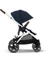 Cybex Gazelle S Stroller - Ocean Blue - from Birth up to 4 Years - Multifunctional Double Pushchairs