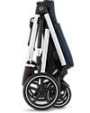 Cybex Gazelle S Stroller - Ocean Blue - from Birth up to 4 Years - Multifunctional Double Pushchairs