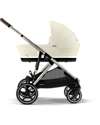 Cybex Gazelle S Stroller - Seashell Beige - from Birth up to 4 Years - Multifunctional Double Pushchairs
