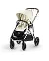 Cybex Gazelle S Stroller - Seashell Beige - from Birth up to 4 Years - Multifunctional Double Pushchairs