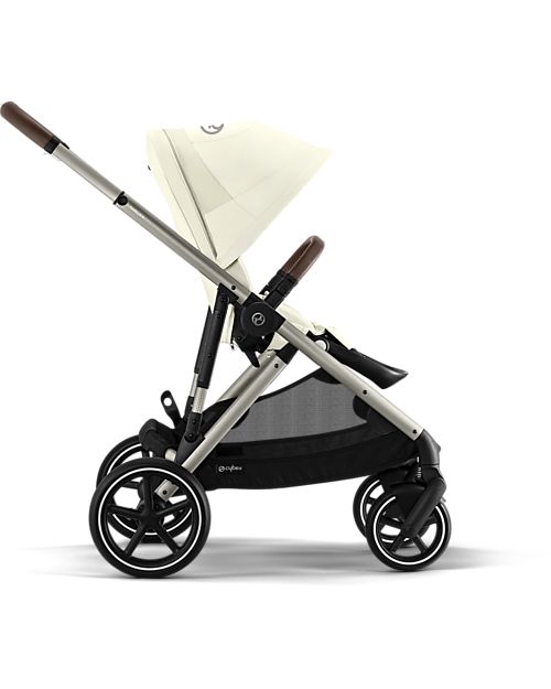 Cybex Gazelle S Stroller - Seashell Beige - from Birth up to 4 Years - Multifunctional Double Pushchairs