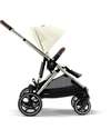 Cybex Gazelle S Stroller - Seashell Beige - from Birth up to 4 Years - Multifunctional Double Pushchairs