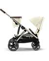 Cybex Gazelle S Stroller - Seashell Beige - from Birth up to 4 Years - Multifunctional Double Pushchairs