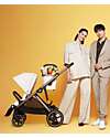 Cybex Gazelle S Stroller - Seashell Beige - from Birth up to 4 Years - Multifunctional Double Pushchairs