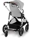 Cybex Gazelle S Stroller - Silver-Lava Grey - from Birth up to 4 Years - Multifunctional Double Pushchairs