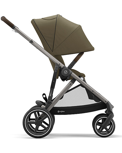 Cybex Gazelle S Stroller - Taupe/Classic Beige - From Single to Double! Double Pushchairs