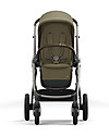 Cybex Gazelle S Stroller - Taupe/Classic Beige - From Single to Double! Double Pushchairs
