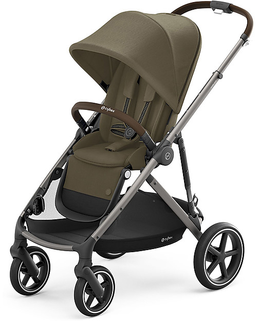 Cybex Gazelle S Stroller - Taupe/Classic Beige - From Single to Double! Double Pushchairs