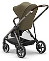 Cybex Gazelle S Stroller - Taupe/Classic Beige - From Single to Double! Double Pushchairs