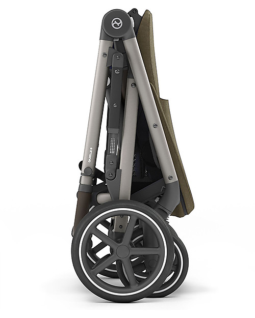 Cybex Gazelle S Stroller - Taupe/Classic Beige - From Single to Double! Double Pushchairs