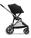 Cybex Gazelle S Stroller - Taupe/Deep Black - From Single to Double! Double Pushchairs