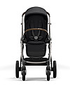 Cybex Gazelle S Stroller - Taupe/Deep Black - From Single to Double! Double Pushchairs