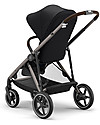 Cybex Gazelle S Stroller - Taupe/Deep Black - From Single to Double! Double Pushchairs