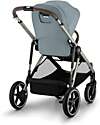 Cybex Gazelle S Stroller - Taupe Frame - Stormy Blue - from Birth up to 4 Years - Multifunctional Double Pushchairs